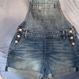 Denim overalls
